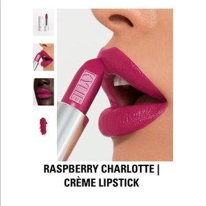 Raspberry Charlotte creme lipstick Kylie cosmetics